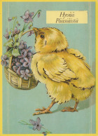 OSTERN HUHN EI Vintage Ansichtskarte Postkarte CPSM #PBP166.A - Ostern