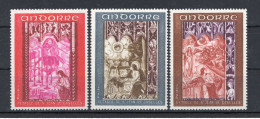 1969 ANDORRA FRANCESE SET MNH ** 198/200 Sain Jean De Caselles - Nuovi