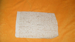 PETIT MANUSCRIT ANCIEN DATE ?../  A ETUDIER CACHET GENERALITE DE POITIERS HUIT DEN. - Manuskripte