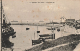 FRANCE - Quiberon (Morbihan) - Vue Sur Le Port Haliguen - Bateaux - Vue Générale - Animé - Carte Postale Ancienne - Quiberon