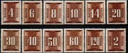 HONGRIE 1951 ** - Portomarken