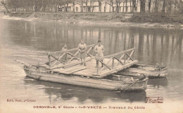 Grenoble * Le 4ème Régiment Du Génie * Ile Verte * Les Travaux Du Génie * Villageois - Grenoble