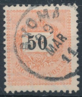 1898. Black Number Krajcar 50kr Stamp, GYOMA - ...-1867 Voorfilatelie