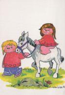 CABALLO Animales Vintage Tarjeta Postal CPSM #PBR875.A - Horses