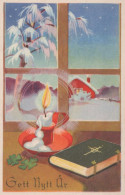 Happy New Year Christmas CHILDREN Vintage Postcard CPSMPF #PKD840.A - Nouvel An