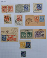 Tunisie Lot Timbre Oblitération Choisies Monastir Dont Fragment Et Cachet Bleu à Voir - Used Stamps