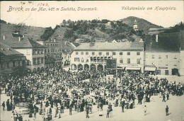 AK AUSTRIA - BRUCK AN DER MUR - SEEHOHE - STEIERMARK - VOLKSTOMBOLA AM HAUPTPLATZ - MAILED 1914 (18199) - Bruck An Der Mur