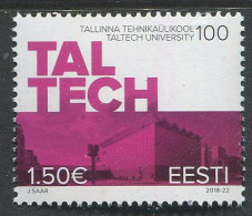 Estonia:Unused Stamp Tallinn Technic University, Tal Tech, 2018, MNH - Estland