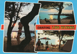 CARTOLINA ITALIA TARANTO MARINA DI PULSANO CAMPING LIDO SILVANA Italy Postcard ITALIEN Ansichtskarten - Taranto