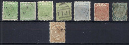 FIDJI Ca.1878-82: Lot De Neuf(*) Et Obl. - Fiji (...-1970)