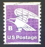 United States, Scott #1820, Used(o), 1981, Rate Change "B" Eagle , (18¢), Violet - Gebraucht