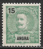 Angra – 1898 King Carlos 15 Réis Mint Stamp - Angra