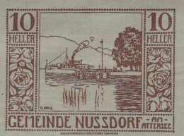 10 HELLER 1920 Stadt NUSSDORF AM ATTERSEE Oberösterreich Österreich #PE208 - Lokale Ausgaben