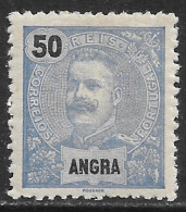 Angra – 1898 King Carlos 50 Réis Mint Stamp - Angra