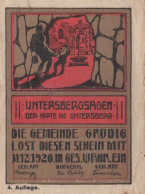 10 HELLER 1920 Stadt GRoDIG Salzburg Österreich Notgeld Banknote #PF186 - Lokale Ausgaben