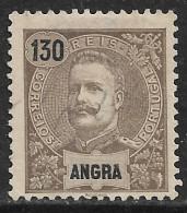 Angra – 1898 King Carlos 130 Réis Used Stamp - Angra