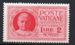 1929 Vaticano Conciliazione Espresso N. E1 Nuovo MLH* - Eilsendung (Eilpost)