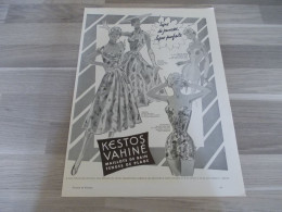 Reclame Advertentie Uit Oud Tijdschrift 1955 - Kestos - Vahiné - Maillots De Bain Et Tenues De Plage - Publicités