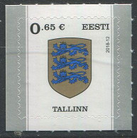 Estonia:Unused Stamp Tallinn Coat Of Arm, 2018, MNH - Estonia