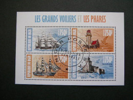 Lighthouses Leuchtturm Phares Sailboats # Niger 2013 Used S/s #836 Ships - Phares