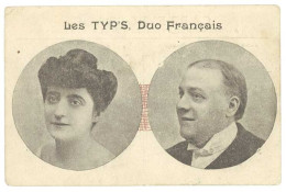 Cpa Artiste : Les Typ's, Duo Français    (SPE) - Artistes