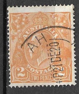 AUSTRALIA - 1914 - GIORGIO V - 2 D - FIL. III - USATO ( YVERT 25 - MICHEL 34) - Used Stamps