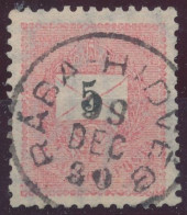 1899. Black Number Krajcar 5kr Stamp, RABA-HIDVEG - ...-1867 Vorphilatelie