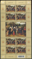 Estonia:Unused Sheet Estonian Art Museum, Pieter Brueghel, Sending Of Bride, 2019, MNH - Estonia