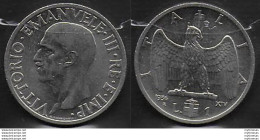 1936 Italia VE III Lire 1 Impero In Nichelio SPL - 1900-1946 : Vittorio Emanuele III & Umberto II