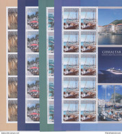 2004 EUROPA CEPT Gibilterra 4 Minifogli "Le Vacanze"  MNH** - Autres & Non Classés