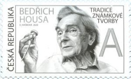 ** 1056 Czech Republic Traditions Of The Stamp Design - Bedrich Housa, Engraver 2020 - Nuevos