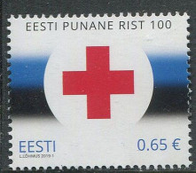 Estonia:Unused Stamp Estonian Red Cross 100 Years, 2019, MNH - Estland