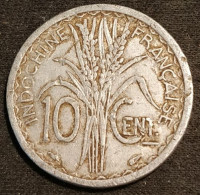 INDOCHINE - 10 CENTIMES 1945 - KM 28.1 - Indocina Francese