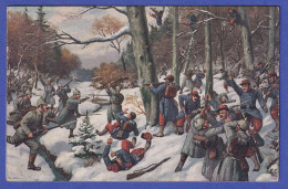 Deutsches Reich 1916 Feldpostkarte "Kämpfe Im Argonnenwald" - Feldpost (Portofreiheit)