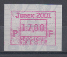 Belgien FRAMA-ATM Sonderausgabe Junex 2001 **  - Other & Unclassified