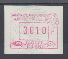 Finnland 1990 FRAMA-ATM Wellenlinien Und Spiralen SANTA CLAUS LAND, Mi.-Nr. 9 - Vignette [ATM]