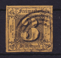 Thurn Und Taxis 3 Sgr  Mi.-Nr. 6 A Vollrandig  Gestempelt - Usados