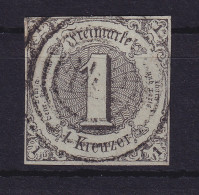 Thurn Und Taxis 1 Kreuzer Mi.-Nr. 7 A Mit Nr.-O 142 Offenbach - Usados