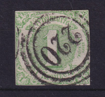 Thurn Und Taxis 1 Kr Mi.-Nr. 20 Knapp Vollrandig Mit Nr.-O 220 Frankfurt/M. - Usados