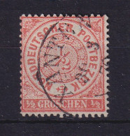 Norddeutscher Bund 1/2 Groschen  Mi.-Nr. 15  O XANTEN - Used