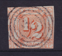 Thurn Und Taxis 1/2 Sgr Mi.-Nr. 28  Gestempelt Gepr. PFENNINGER - Usados