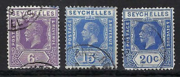 SEYCHELLES Ca.1921-28: Lot D'obl. - Seychelles (...-1976)