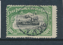 BELGIAN CONGO COB 29b PERF. 12 X 14 1/4 USED WITH WATERMARK FILIGRANE - Used Stamps