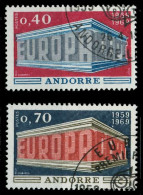 ANDORRA (FRANZ. POST) 1969 Nr 214-215 Gestempelt X9D1932 - Usati