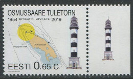 Estonia:Unused Stamp Osmussaare Lighthouse, 2019, MNH - Estland