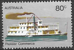AUSTRALIA - 1972 - BATTELLO A VAPORE -  USATO ( YVERT 483 - MICHEL 510) - Used Stamps
