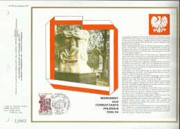 FRANCE - Monument Aux Combattants Polonais 1939-1945 - N° 478 Du Catalogue CEF - 1970-1979