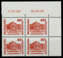 DDR DS BAUWERKE DENKMÄLER Nr 3349 Postfrisch VIERERBLOC X025FA6 - Nuovi