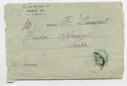 FRANCE LETTRE COVER PARIS 1902 ADRESSEE HENRI DUNANT HEIDEN SUISSE HELVETIA  RED CROSS CROIX ROUGE RARE +++++++ - Henry Dunant