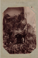 Vihiers * La Crèche Du Noël 1895 Au Village * NOEL Santons * Grande Photo Ancienne 17x12cm - Autres & Non Classés